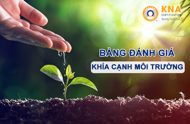 bảng đánh giá khía cạnh môi trường