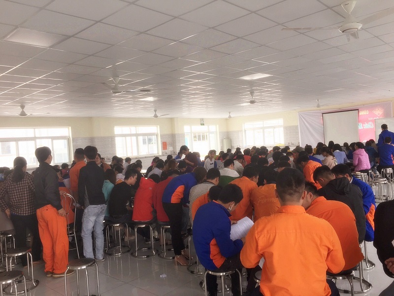 an toàn lao động bánh kẹo bảo hưng