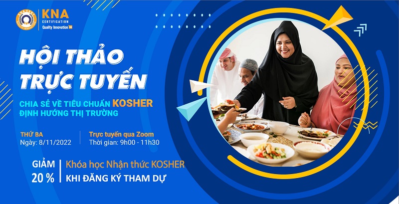 banner hội thảo kosher 2022