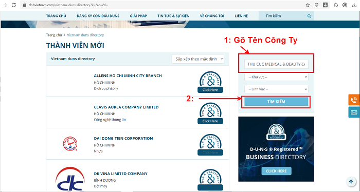 cách check mã duns