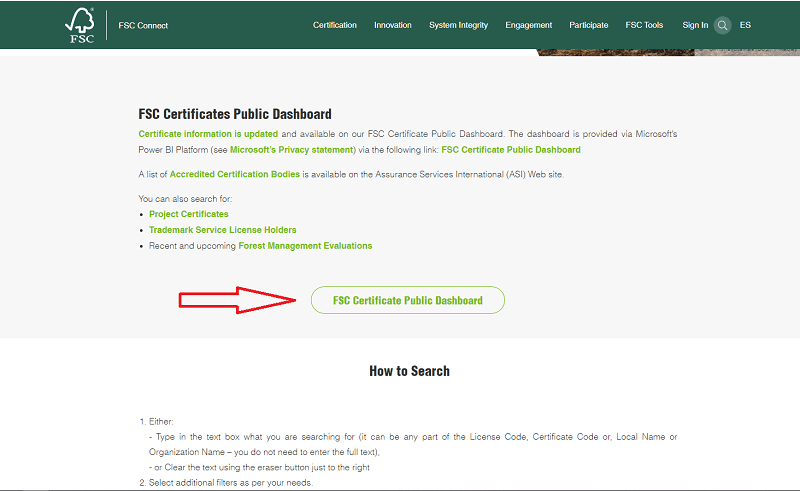 cách tra cứu chứng chỉ fsc