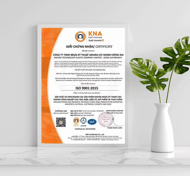 chứng nhận iso 9001:2015