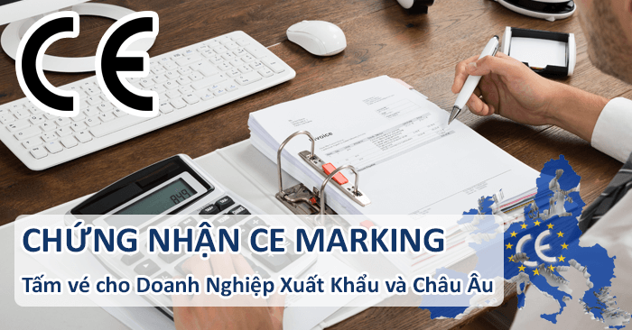 Bước 1: Doanh nghiệp nộp hồ sơ đăng ký chứng nhận CE với đơn vị làm chứng nhận CE uy tín bao gồm: Giấy yêu cầu chứng nhận CE Sơ đồ tổ chức doanh nghiệp Tài liệu về đặc tính kỹ thuật của sản phẩm cần chứng nhận Kế hoạch sản xuất, kiểm tra, giám sát chất lượng sản phẩm Kế hoạch quản lý, kiểm soát máy móc, thiết bị, phương tiện đo lường, thử nghiệm sản phẩm Phiếu kết quả thử nghiệm mẫu điển hình của phòng thí nghiệm được công nhận hoặc chỉ định (nếu có) Bước 2: Xác định tiêu chuẩn, chỉ thị áp dụng đang có hiệu lực Bước 3: Xác định các yêu cầu, quy định cụ thể của tiêu chuẩn, chỉ thị áp dụng đang có hiệu lực Bước 4: Doanh nghiệp cung cấp hồ sơ kỹ thuật sản phẩm (TCF file) bao gồm: Tài liệu nghĩ thuật Danh sách thành phần Hệ thống quản lý sản xuất Bước 4: Tổ chức chứng nhận CE uy tín thiết lập cơ chế kiểm tra, đánh giá sản phẩm phù hợp với tiêu chuẩn, chỉ thị áp dụng đang có hiệu lực Bước 5: Tổ chức chứng nhận CE uy tín xây dựng báo cáo đánh giá Bước 7: Đơn vị làm chứng nhận CE uy tín thông báo về sự phù hợp và cấp giấy chứng nhận CE cho sản phẩm của doanh nghiệp