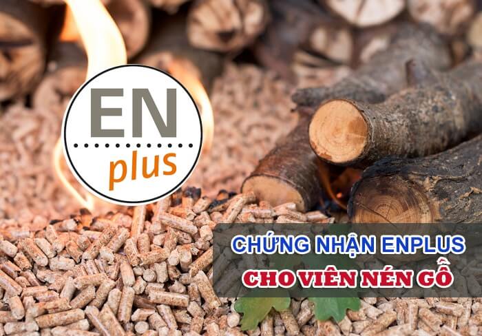 chứng nhận enplust cho viên nén gỗ