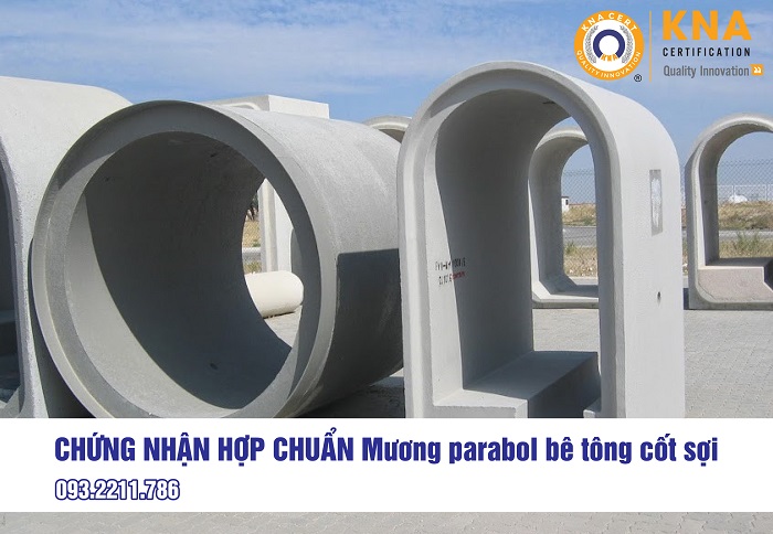 Chứng nhận hợp chuẩn Mương parabol bê tông cốt sợi theo CECS 382004