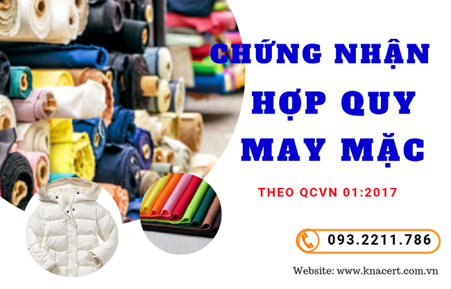 chứng nhận hợp quy hàng may mặc