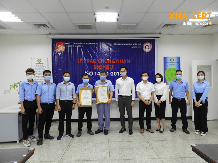 chứng nhận iso 14001 cho công ty hưng nghiệp formosa