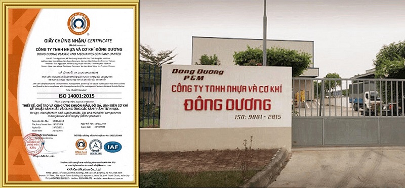 chứng nhận iso 14001