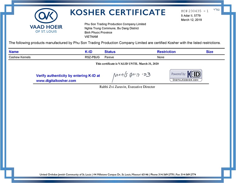 hạt điều bình phước