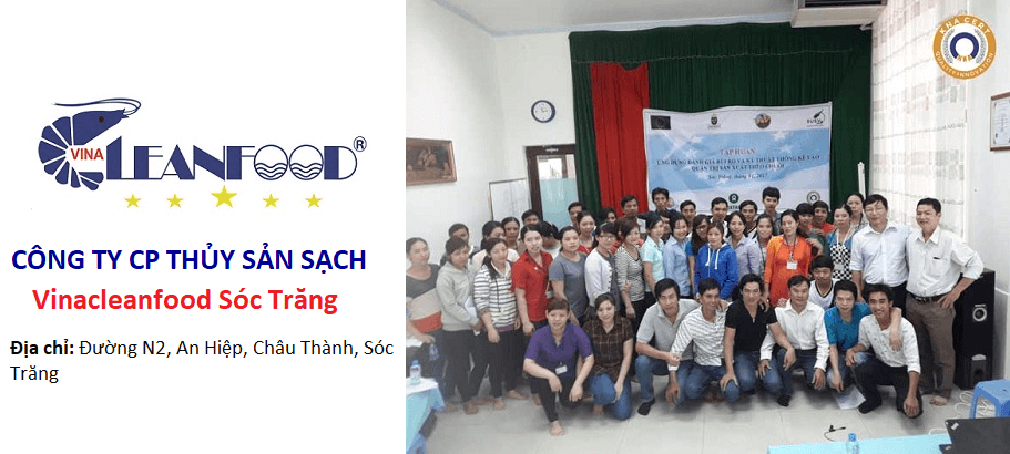 Công ty CP Thủy sản sạch – Vinacleanfood Sóc Trăng