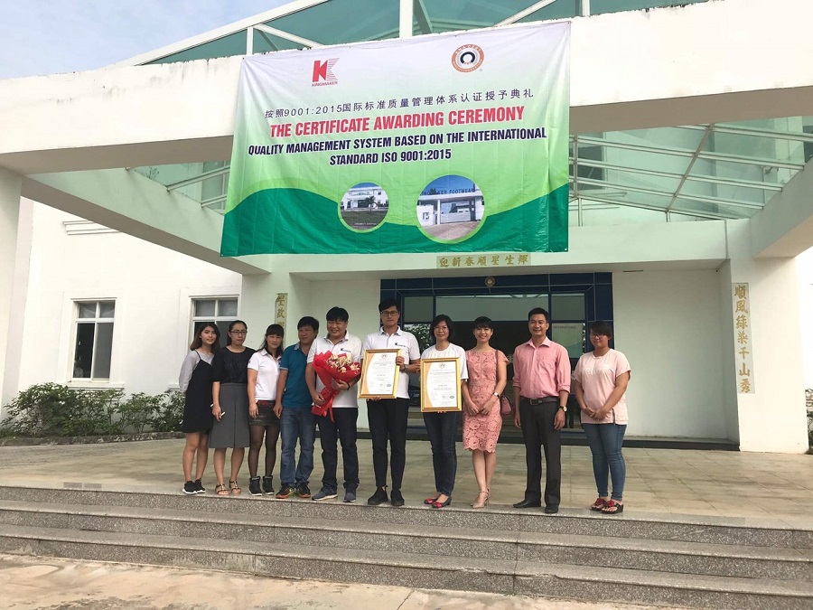 cấp chứng nhận ISO 9001;2015 cho công ty king maker 