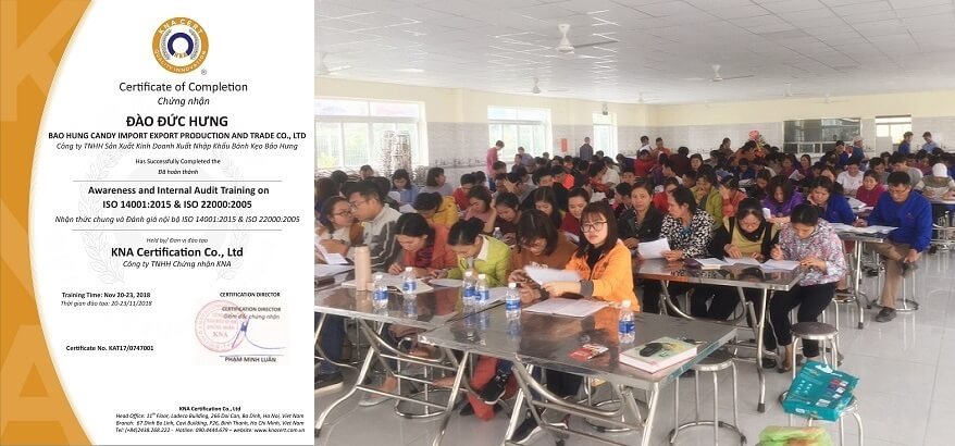 Công ty TNHH Sản xuất kinh doanh xuất nhập khẩu Bánh kẹo Bảo Hưng