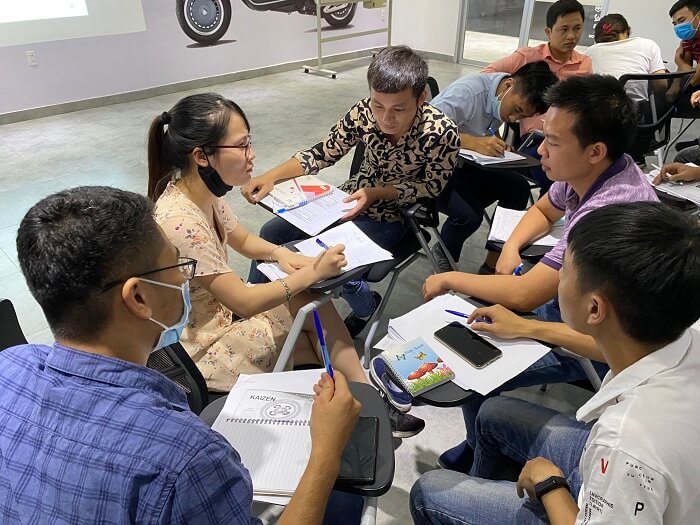 khóa đào tạo 7qc và KAIZEN cho công ty tnhh Piagio Việt Nam