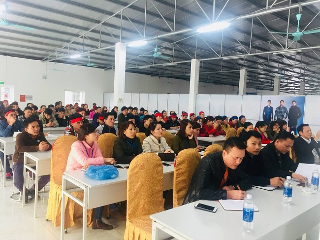 an toàn lao động công ty may tatsu