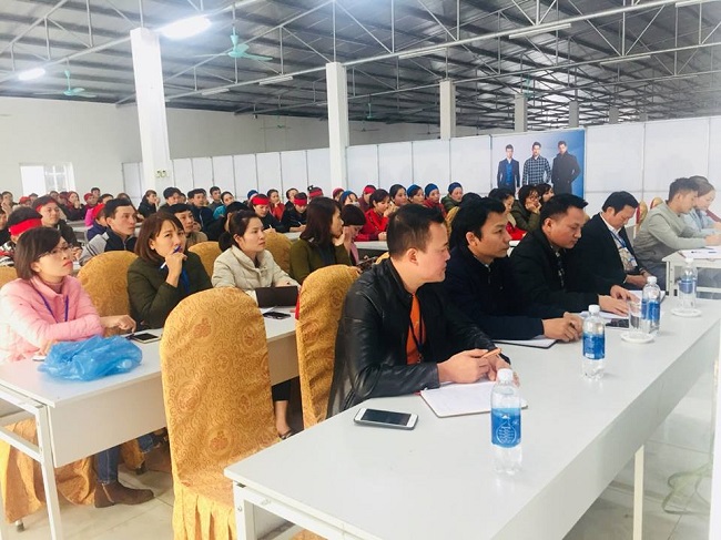 an toàn lao động công ty may tatsu