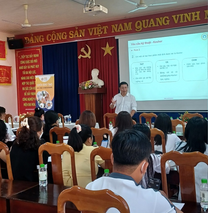 đào tạo BRC FSSC 22000 KOSHER tại sở công thương tỉnh tây tinh