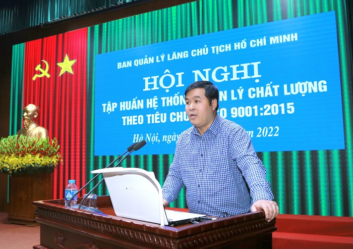 đào tạo ISO 9001:2015 cho ban quản lý lăng bác