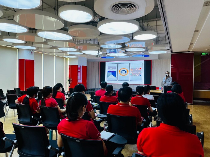 đào tạo SA8000 cho cán bộ nhân viên Điện Quang