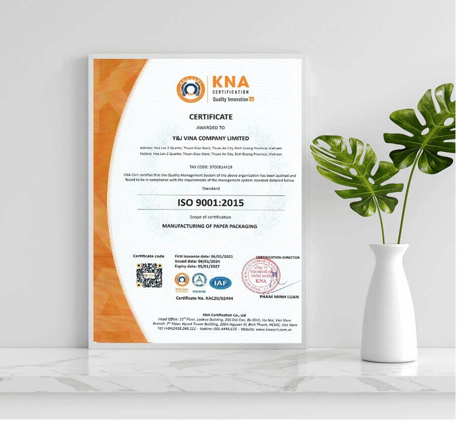 dịch vụ chứng nhận ISO 9001:2015
