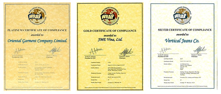 giấy chứng nhận wrap 