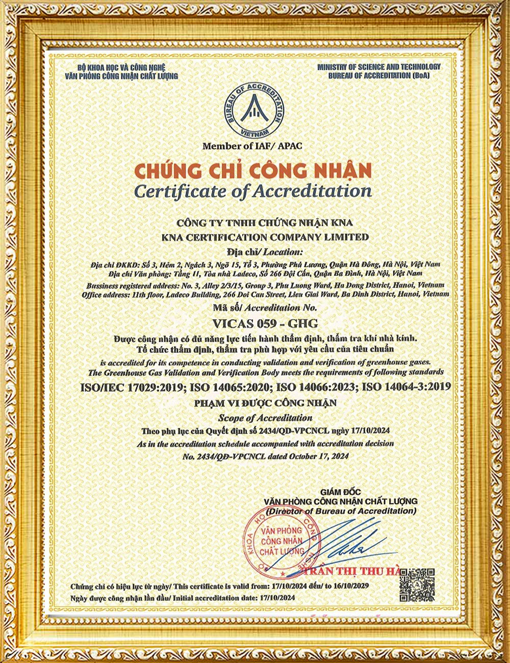 chứng nhận iSO 17021-1, ISO 17021 - 3