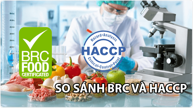 SO SÁNH BRC VÀ HACCP