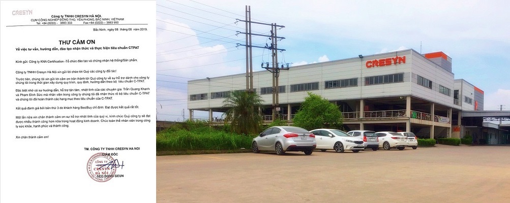 ĐÀO TẠO CTPAT CHO CÔNG TY 