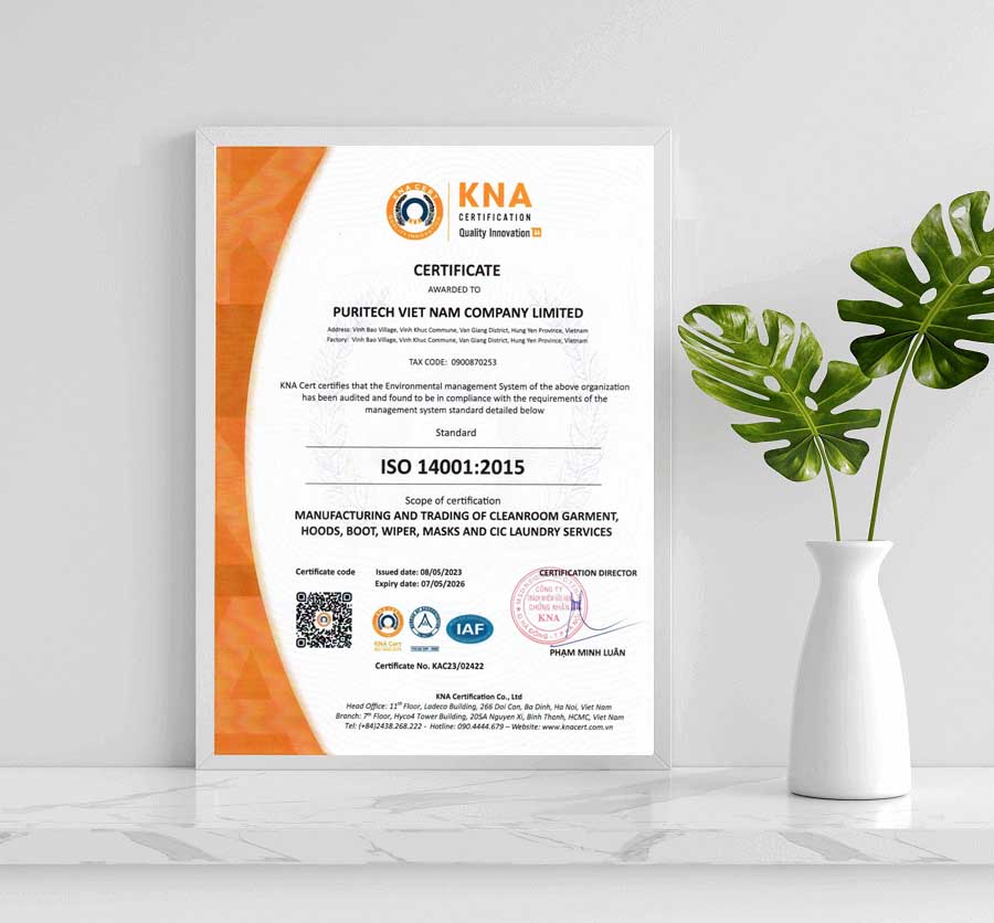 tổ chức chứng nhận iso 14001