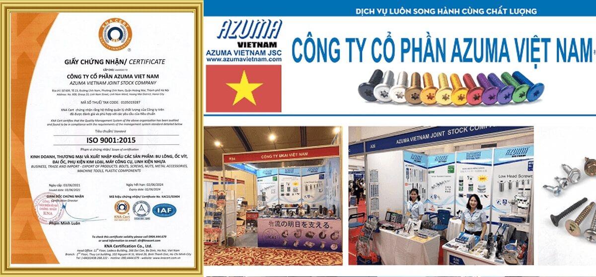 trao chứng chỉ ISO 9001:2015 cho Công ty