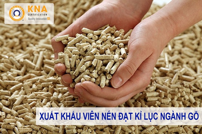 viên nén gỗ xuất khẩu đạt kỉ lục